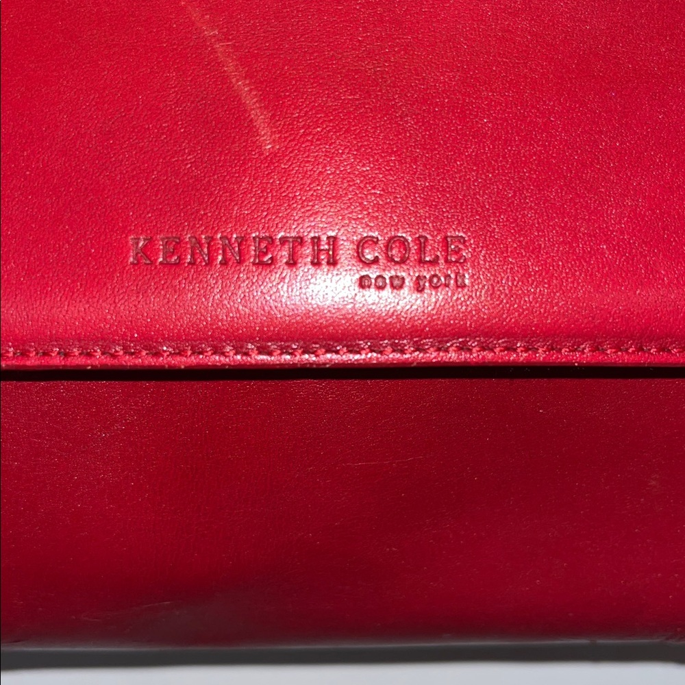 Vintage Kenneth Cole Red Shoulder Bag - Picture 2 of 6